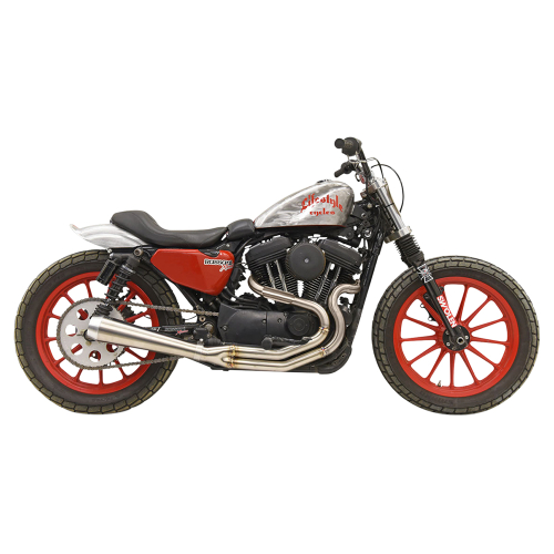 Bassani Manufacturing - Bassani Manufacturing Road Rage III High-Output Exhaust 2-into-1 System - 1X62SS