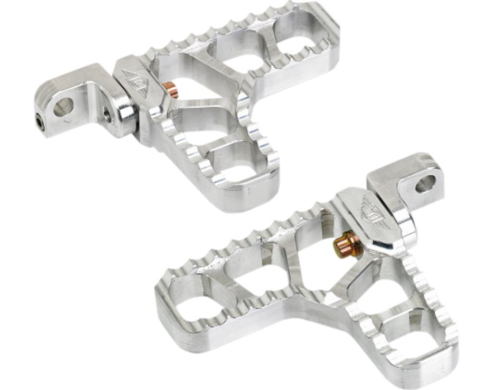 Joker Machine - Joker Machine Adjustable Serrated Heel Footpegs - Raw Aluminum - 08623