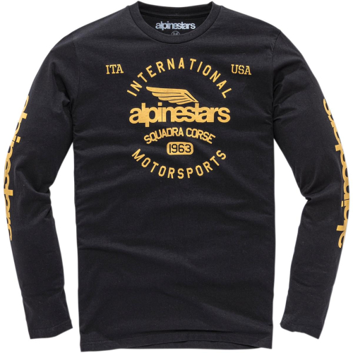 Alpinestars - Alpinestars Winged Moto Premium Long-Sleeve Shirt - 1139-73025-10-XL - Black - X-Large
