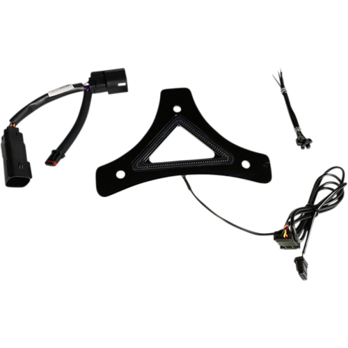 Custom Dynamics - Custom Dynamics Run/Brake Backrest LED Lights - Black - CD-BR-XL-B