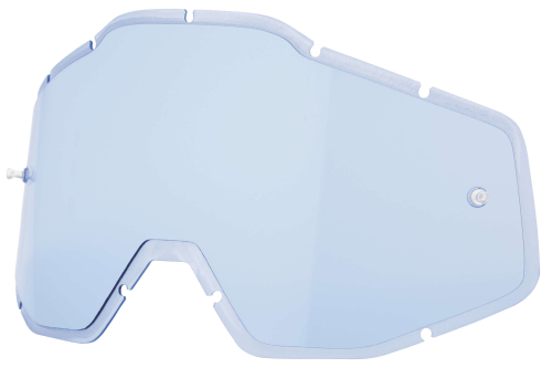 100% - 100% Replacement Injected Lens with Posts for Racecraft Plus Goggles - Blue - 51004-002-02