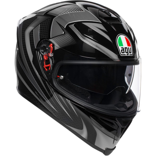 AGV - AGV K-5 S Hurricane 2.0 Helmet - 210041O2HY02506 - Hurricane Silver - MS