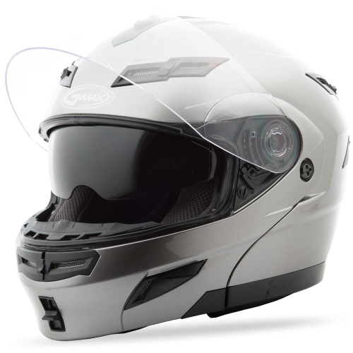 G-Max - G-Max GM54 Solid Helmet - G1540473 - Titanium - X-Small
