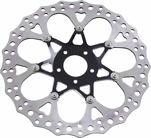 Arlen Ness - Arlen Ness 14in. Two-Piece Floating Front Brake Rotor - Procross Black - 33-10101-203