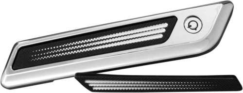 Accutronix - Accutronix Knurled Saddlebag Latch Inserts - Night Series - BLI14-KSN