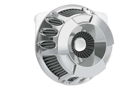 Arlen Ness - Arlen Ness Inverted Series Air Cleaner Kit - Deep Cut - Chrome - 18-930