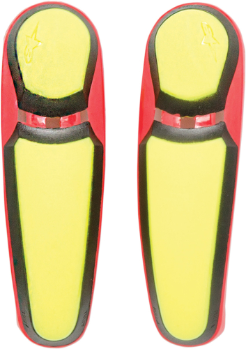 Alpinestars - Alpinestars Toe Sliders for SMX Plus Boots - Yellow/Red - 25SLISMX11-53