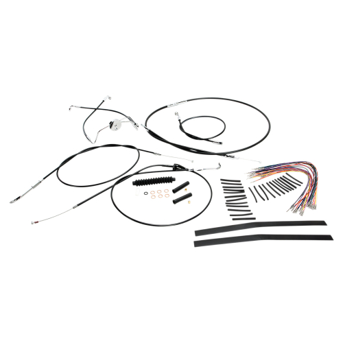 Magnum - Magnum Black Vinyl XR Handlebar Installation Kit for 15-17in. Ape - 489282