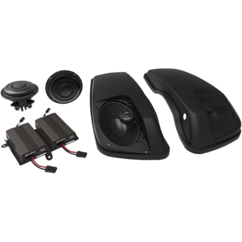 Wild Boar Audio - Wild Boar Audio 600 Watt Amp with 6in. x 9in. Speakers in Lids - WBA BIG PIG SG