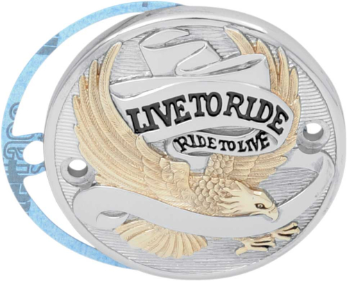 Drag Specialties - Drag Specialties Live to Ride Points Cover - Gold - 30-0152CA