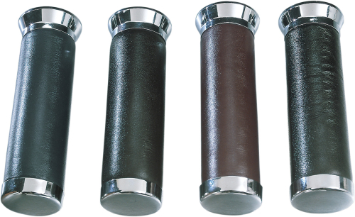 Parts Unlimited - Parts Unlimited Leather-Covered Grips - DS-243263