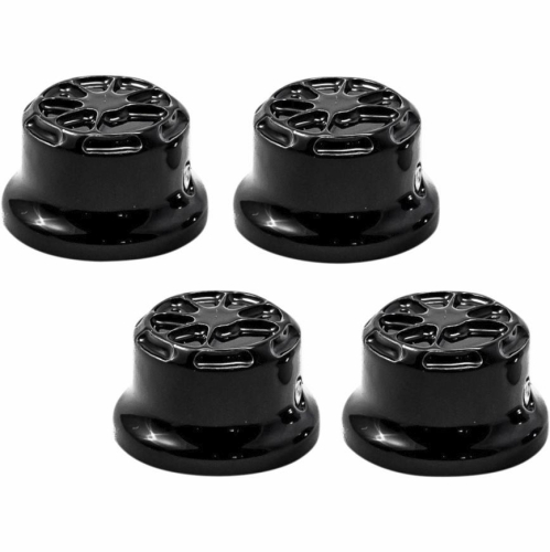 LA Choppers - LA Choppers Fusion Headbolt Covers - Decadent Black Powdercoat - LA-F330-00B