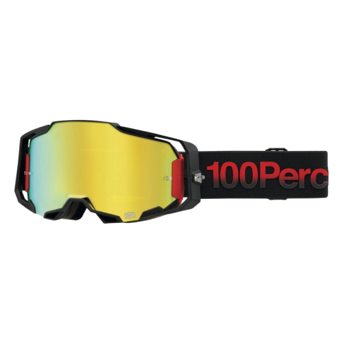100% - 100% Armega Tzar Goggles - 50005-00014 - Tzar / Gold Mirror Lens - OSFM