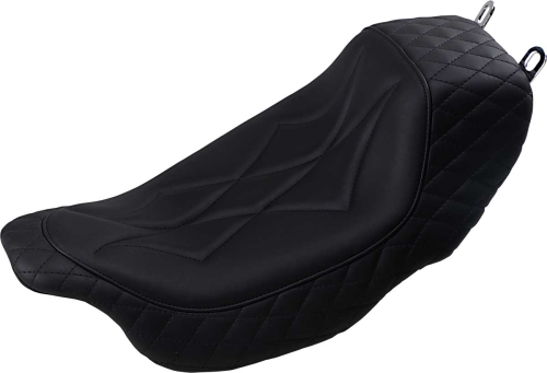 Mustang - Mustang Revere Journey Diamond Solo Seat - Black - 75130