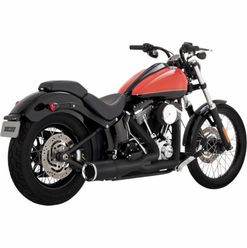 Vance & Hines - Vance & Hines Hi-Output 2:1 Short Exhaust System - Black - 46543