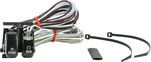 HardDrive - HardDrive Switch Off/Start Black with White Letters - 371003