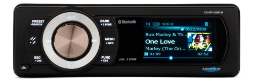 Aquatic AV - Aquatic AV Harley Davidson Bluetooth, USB and MP3 with AM/FM Radio and Sirius/XM Ready - AQ-MP-5UBT-HS