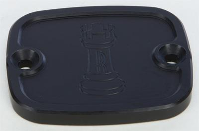 Rooke Customs - Rooke Customs Front Master Cylinder Cover - Black - R-C122-TB
