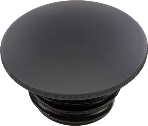 HardDrive - HardDrive Screw in Smooth Non-Vented Gas Cap - Matte Black - 012573