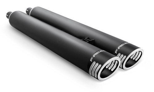 Freedom Performance - Freedom Performance 4in. Racing Slip-Ons - Black/Black Tips - IN00027