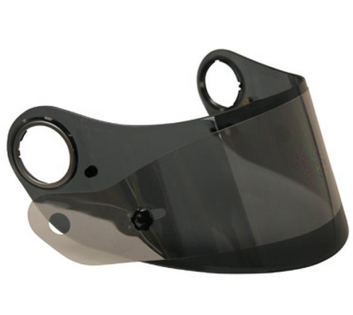 Scorpion - Scorpion Flat Race Faceshield for EXO-2000/R410 Helmets - Dark Smoke - 52-527-68