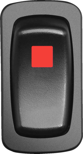 Moose Utility - Moose Utility Low Profile Rocker Switch - On/Off - Red - GEN-CAR-R