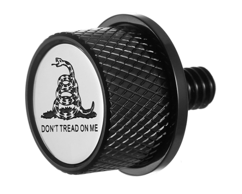 Figurati Designs - Figurati Designs Seat Mounting Knob - Black with Dont Tread On Me - FD40-SEAT KN-BK