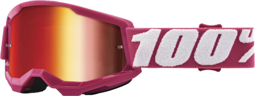 100% - 100% Strata 2 Fletcher Junior Goggles - 50032-00006~OLD - Fletcher/Red Mirror Lens - OSFM