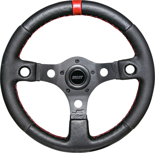Grant - Grant Competition Steering Wheel w/Inserts - 13 in. - Black/Red - 1079