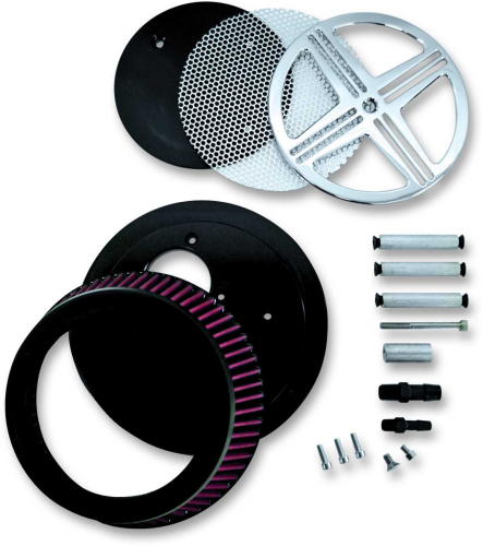 Baron Custom Accessories - Baron Custom Accessories XXX Big Air Kits - Chrome - BA-2361-00