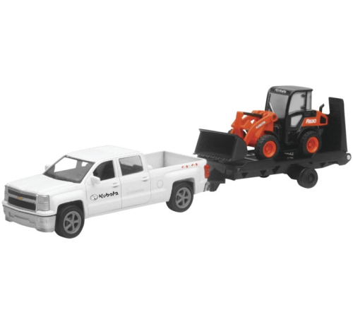 New Ray Toys - New Ray Toys 1:43 Chevy Pickup and Kubota Farm Vehicles - Kubota R630 and Chevy Pickup Truck - SS-34233A