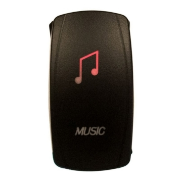 Dragonfire Racing - Dragonfire Racing Music On/Off Switch - Red - 521380