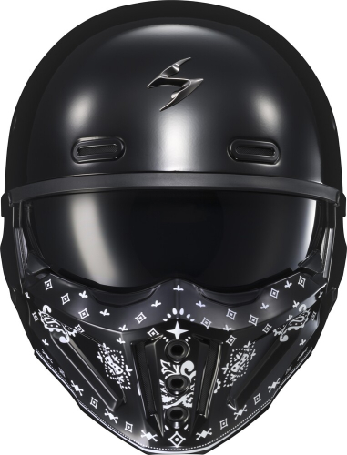 Scorpion - Scorpion Face Mask for Covert X Helmets - Bandana Gloss Black - 52-730-06