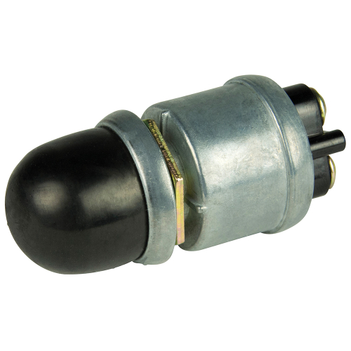 BEP Marine - BEP 2-Position SPST Heavy-Duty Push Button Switch w/Cover - OFF/(ON) - 35 Amp