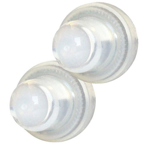 Blue Sea Systems - Blue Sea 4135 Push Button Reset Only Circuit Breaker Boot - Clear- 2-Pack