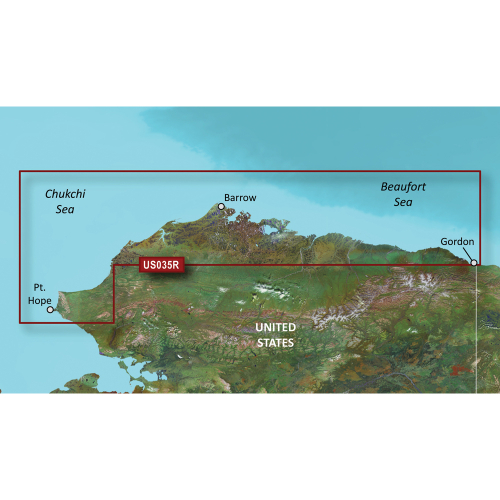 Garmin - Garmin BlueChart&reg; g3 Vision&reg; HD - VUS035R - North Slope Alaska - microSD&trade;/SD&trade;