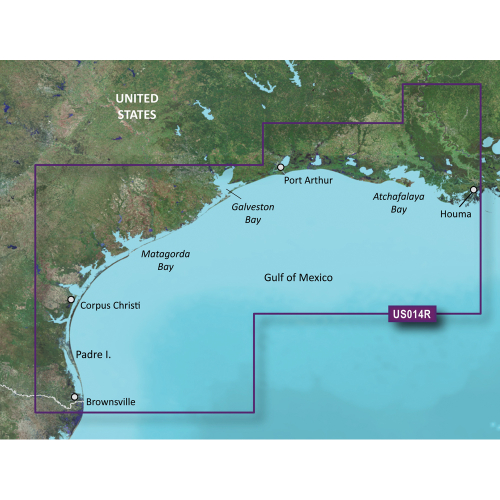 Garmin - Garmin BlueChart&reg; g3 Vision&reg; HD - VUS014R - Morgan City to Brownsville - microSD&trade;/SD&trade;