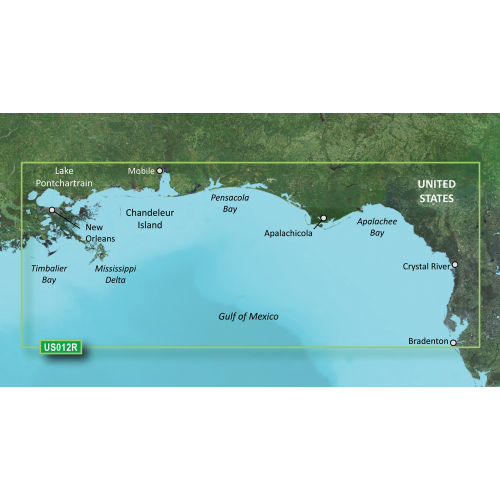 Garmin - Garmin BlueChart&reg; g3 Vision&reg; HD - VUS012R - Tampa - New Orleans - microSD&trade;/SD&trade;