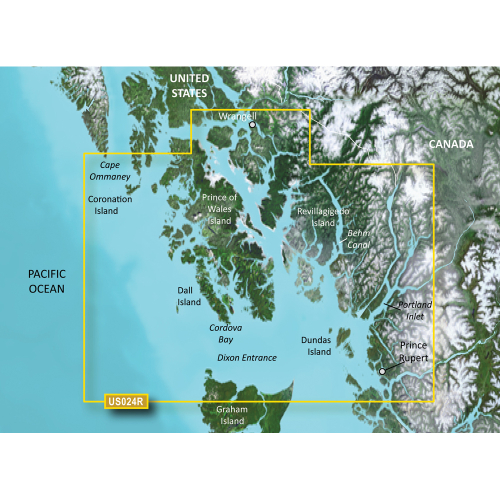 Garmin - Garmin BlueChart&reg; g3 Vision&reg; HD - VUS024R - Wrangell - Dixon Entrance - microSD/&trade;SD&trade;