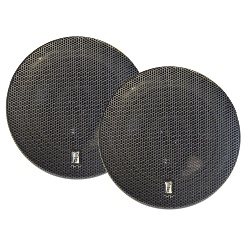 Poly-Planar - Poly-Planar MA-8506 6" 200 Watt Titanium Series Speakers - Black