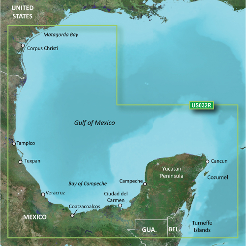 Garmin - Garmin BlueChart&reg; g3 Vision&reg; HD - VUS032R - Southern Gulf of Mexico - microSD&trade;/SD&trade;