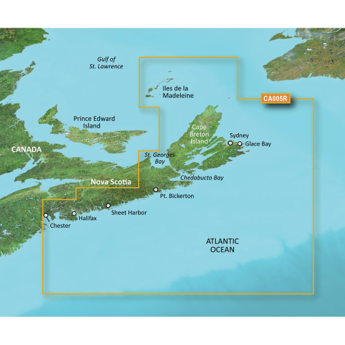 Garmin - Garmin BlueChart&reg; g3 Vision&reg; HD - VCA005R - Halifax - Cape Breton - microSD&trade;/SD&trade;