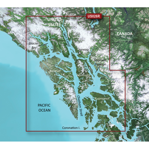 Garmin - Garmin BlueChart&reg; g3 Vision&reg; HD - VUS026R - Wrangell/Juneau/Sitka - microSD&trade;/SD&trade;
