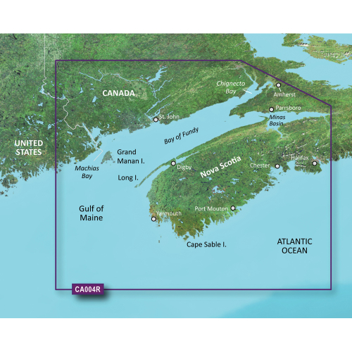 Garmin - Garmin BlueChart&reg; g3 Vision&reg; HD - VCA004R - Bay of Fundy - microSD&trade;/SD&trade;