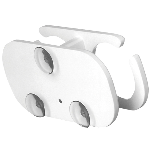 TACO Marine - TACO 2-Drink Poly Cup Holder w/Suction Cup Mounts - White
