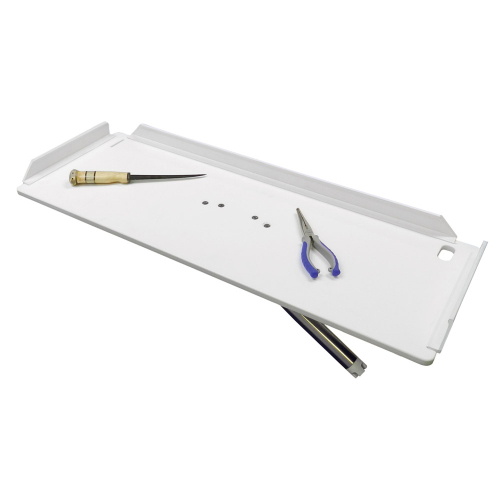 TACO Marine - TACO 32" Poly Filet Table w/Adjustable Gunnel Mount - White