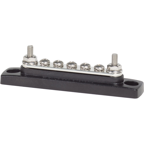 Blue Sea Systems - Blue Sea 2304 MiniBus 100 Ampere Common BusBar 5 x 8-32 Screw Terminal