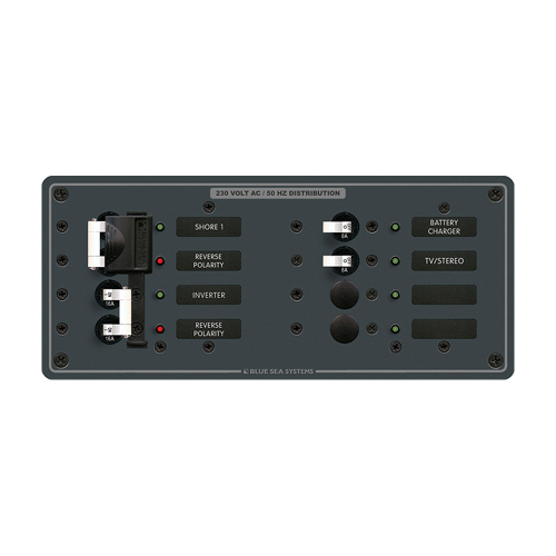 Blue Sea Systems - Blue Sea 8599 AC Toggle Source Selector (230V) - 2 Sources + 4 Positions