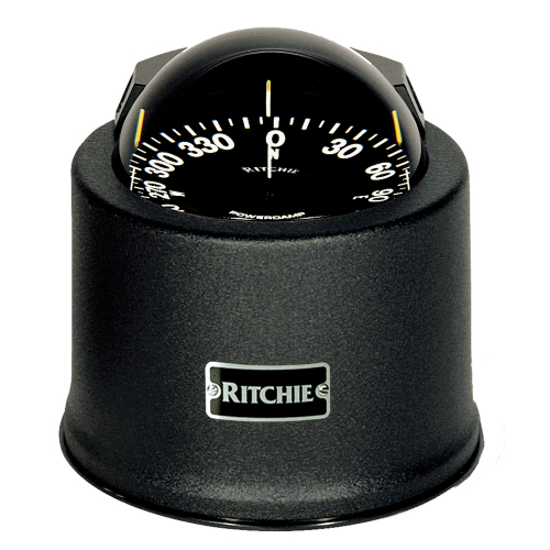 Ritchie - Ritchie SP-5-B GlobeMaster Compass - Pedestal Mount - Black - 5 Degree Card 12V