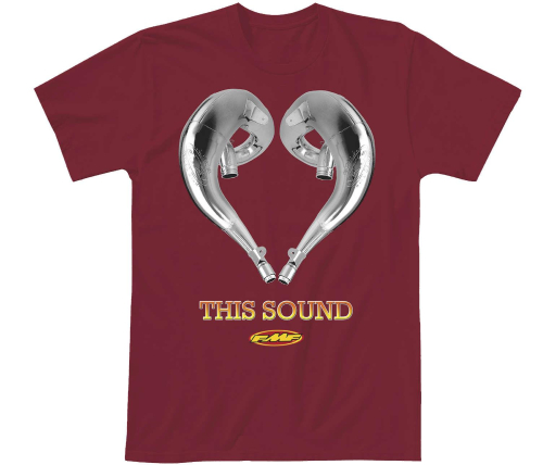 FMF Racing - FMF Racing Love This Sound 2 T-Shirt - SP9118997-RED-MD - Red - Medium